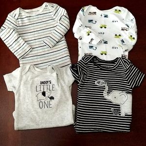Child of Mine (NB) multi-pack Boy printed Onesies